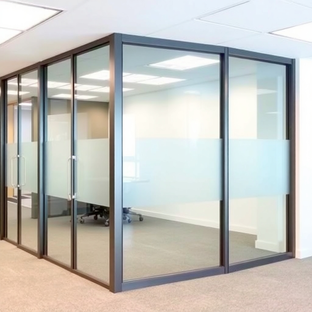 Glass Partition for Office